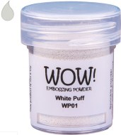 Wow! Emboss Powder 15ml Puff White