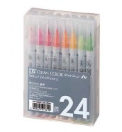Kuretake / Zig Set Real Brush 24 Pcs