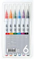 Kuretake / Zig Set Real Brush 6 Pcs