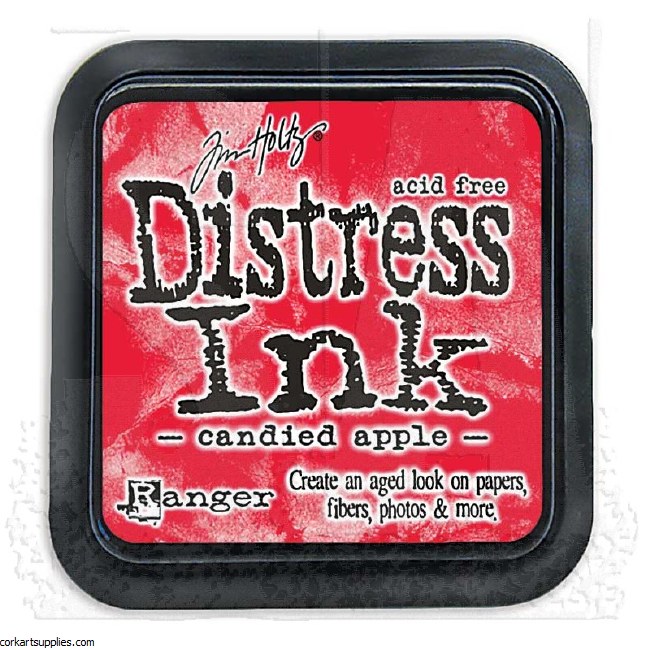 Distress Ink Candied Apple*