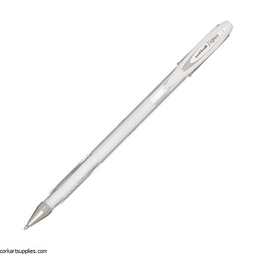 Gel Pen Uniball White .7mm