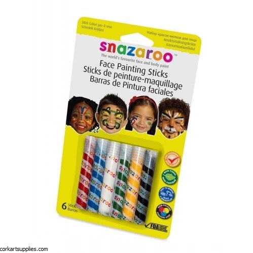 Snazaroo Sticks Unisex 6pk Snazaroo Sticks Unisex 6pk
