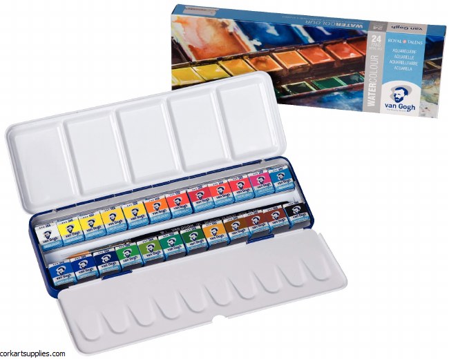 Van Gogh Metal Pan Box 24pk