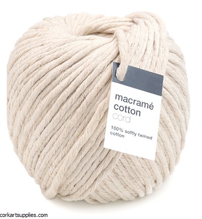 Macrame Cord 5mm 150M White