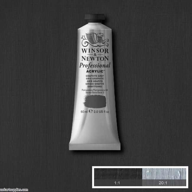 Graphite Grey 60ml Artists' Acrylic Winsor & Newton