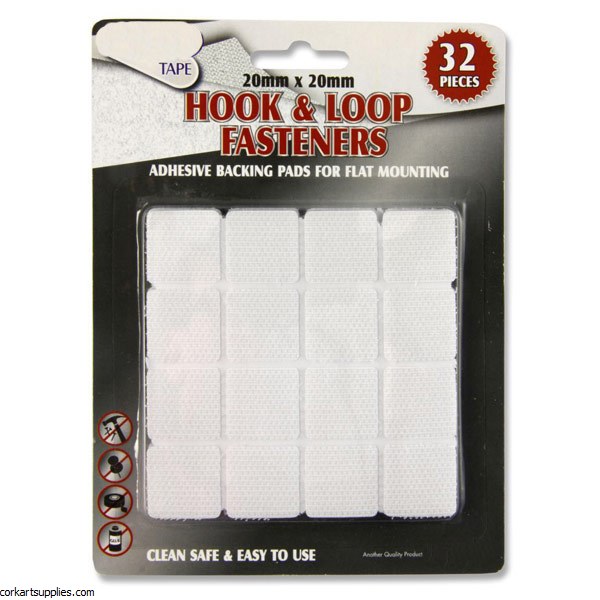Hook&Loop Disc 20x20mm 32pk Hook&Loop Disc 20x20mm 32pk
