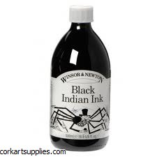 Winsor & Newton Ink 500ml Indian Black