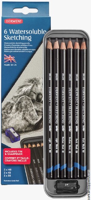 Derwent 6pk Water Soluble Derwent 6pk Water Soluble