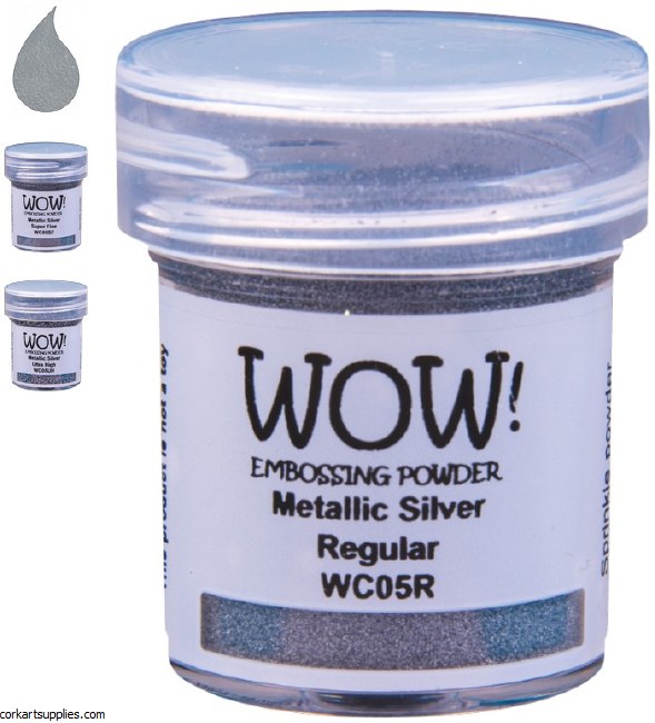 Wow! Emboss Powder 15ml Ultra High Metallic Silver