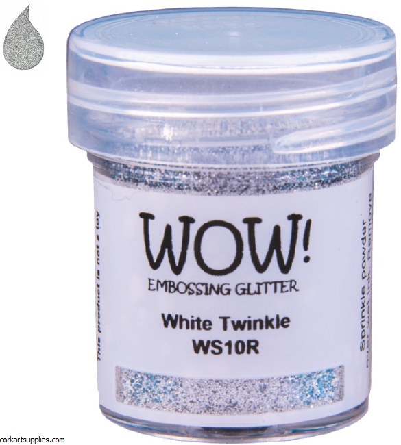 Wow! Emboss Powder 15ml Regular White Twinkle