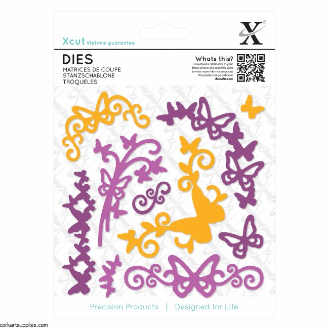 Dies (10pcs) Butterfly Flouris