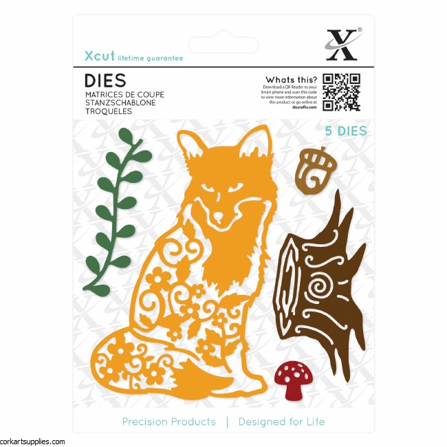 XCut Dies (5pcs) Filigree Fox
