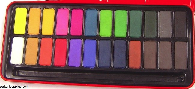 Watercolour 24pk Tin Z1003
