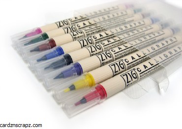 Zig Calligraphy Markers Dual Tip 8pk Zig Calligraphy Markers Dual Tip 8pk