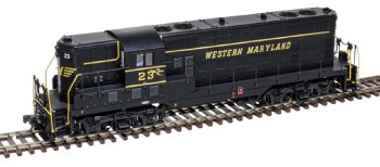 HO GP7 SILVER WESTERN MARYLAND