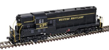 HO GP7 SILVER WESTERN MARYLAND
