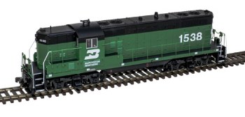 HO GP7 GOLD BURLINGTON NORTHER