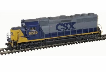 HO GP40-2 GOLD CSX #6235