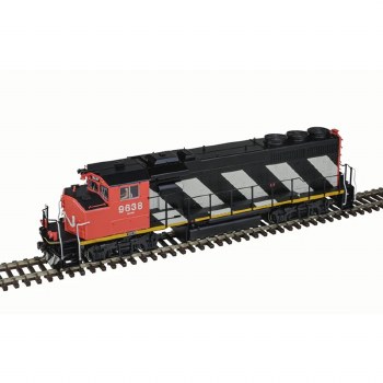 GP40-2W SILVR CN ZEBRA STRIPES