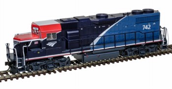 HO TRAINMAN GP38-2 SILVER AMTR