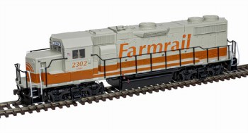 HO TRAINMAN GP38-2 SILVER FARM