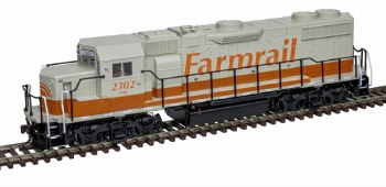 HO TRAINMAN GP38-2 GOLD FARMRA