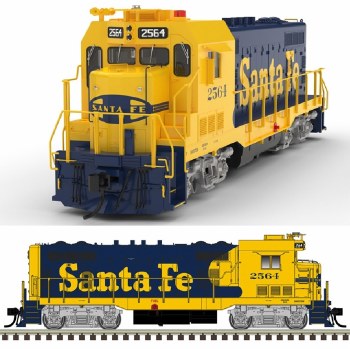 HO MASTER CF-7 GOLD SANTA FE #