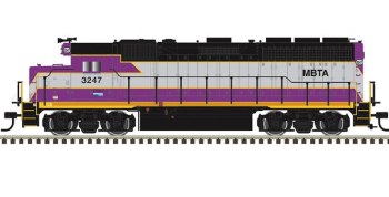 SILVER GP40 MBTA #3247
