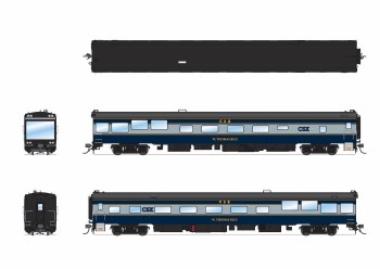 CSX THEATER CAR "THOMAS RICE"