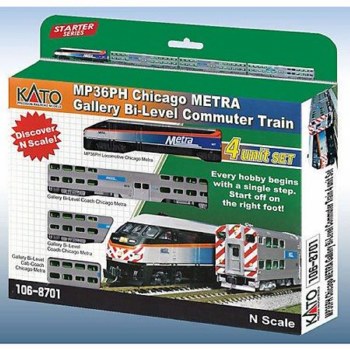 MP36PH CHI METRA BI LEV 4 SET