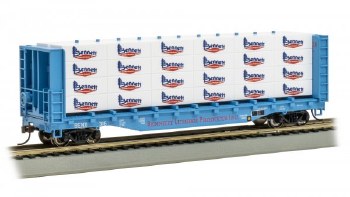52' Center-Beam Flat w/Lumber
