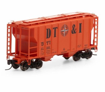 N DT&I 2-BAY COVERED HOPPER