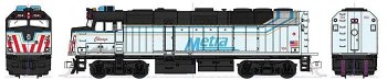 METX F40PH Commuter #104 DCC