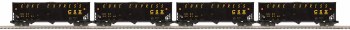 CSX COKE HOPPER 4 CAR SET