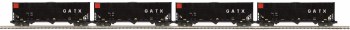 GATX COKE HOPPER 4 CAR SET