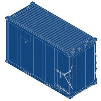 HIGH-CUBE MSW CONTAINER IWS