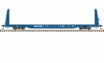 HO TRAINMAN BULKHEAD FLAT CAR