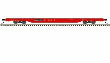 HO TRAINMAN 68' FLAT CAR DEPAR