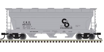 TM ACF 3560 COVERED HOPPER C&O