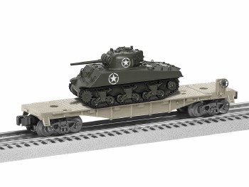 US Army Flatcar with Tank