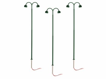 DOUBLE ARM LAMP - GREEN 3-PACK