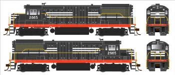 PC/NH U25B #2665 - DCC READY