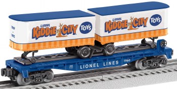 Lionel Kiddie City Flatcar wit