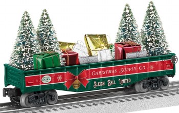 CHRISTMAS GONDOLA WITH TREES &