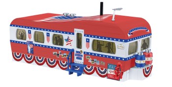 Patriotic Trailer Home