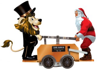 Lenny/Santa Handcar - Bronze