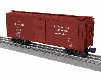 MILWAUKEE ROAD RIB-SIDE BOXCAR