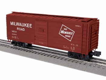 MILWAUKEE ROAD RIB-SIDE BOXCAR