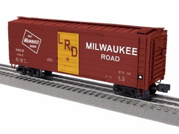 MILWAUKEE ROAD RIB-SIDE BOXCAR