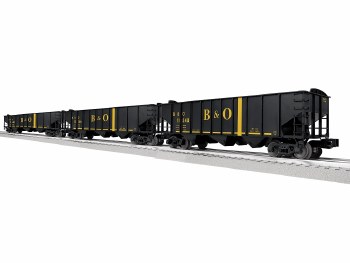 B&O 3-BAY HOPPER W/PEAKED ENDS